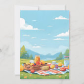 Invitation Maintenant Les Filles Aiment Le Pique-Nique Pique- (Dos)