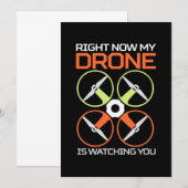 Invitation Maintenant mon drone (Devant / Derrière)