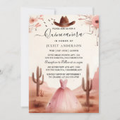 Invitation Maintenant Nature Barne Bois Boho Ferme Western Qu (Devant)