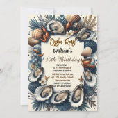 Invitation Maintenant Plage Huître de perles de fruits de mer (Devant)