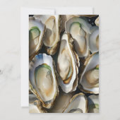 Invitation Maintenant Plage Huître de perles de fruits de mer (Dos)