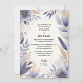 Invitation Maintenant Plum Automne Printemps Été Lavande Sage (Devant)