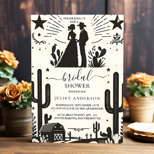 Invitation Maintenant Rodeo Retro Horse Rustic Western Fête d