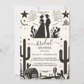 Invitation Maintenant Rodeo Retro Horse Rustic Western Fête d (Devant)