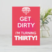 Invitation Maintenez le calme son des trente sales (Debout devant)