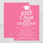 Invitation Maintenir le calme (Devant / Derrière)