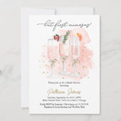 Invitation Mais Première Fête des mariées Mimosas (Devant)