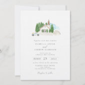 Invitation Maison aquarelle italienne Photo (Devant)