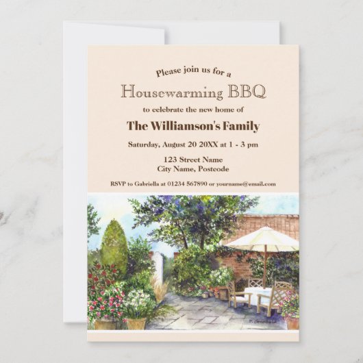 Invitation Maison chauffée New Home Terrasse du Manor House Y (Devant)