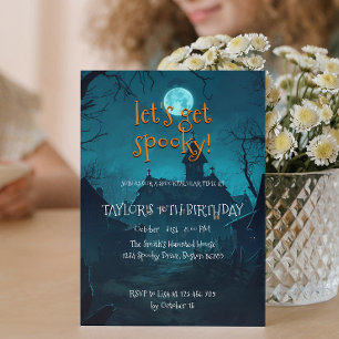 Invitation Maison Dans Les Bois Enfants Halloween Fête Annive