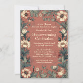 Invitation Maison de campagne anglaise rustique William Morri (Devant)