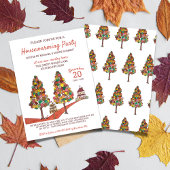 Invitation Maison de campagne Fête de la Ménage d'automne