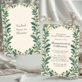 Invitation Maison de campagne rustique William Morris Cadeau 