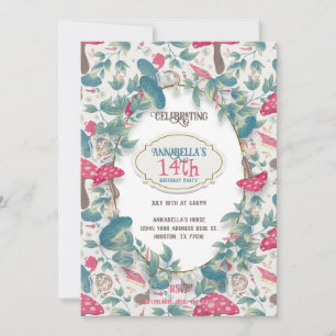 Invitation Maison de campagne vintage blanche pour anniversai