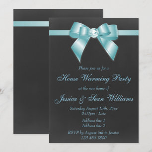 Invitation Maison de Fête de Chauffage de Classe avec un Ruba