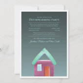Invitation Maison de la fête du réchauffement de la maison no (Devant)