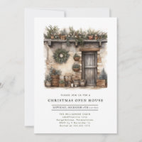 Maison de Noël dans un chalet rustique en visite l