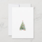 Invitation Maison de Noël en Neige (Dos)