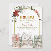 Invitation Maison de Noël Fête de Noël Ouverte (Devant)