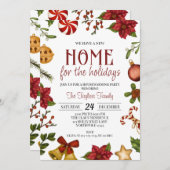 Invitation Maison de Noël, Nouvelle Maison (Devant / Derrière)