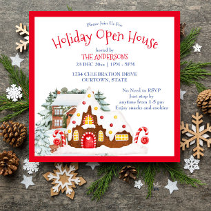 Invitation Maison de pain gingembre