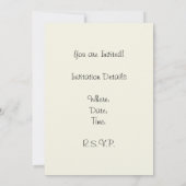 Invitation Maison de plage étoile de mer Rivage Côtiers (Dos)