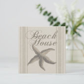 Invitation Maison de plage Starfish Bord de mer Côté côte (Debout devant)