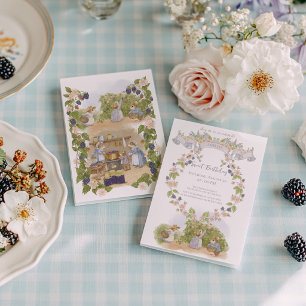 Invitation Maison de souris à la confiture de mûres Cottageco