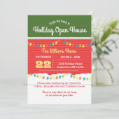 Invitation Maison de vacances Façade Maison ouverte Invitatio (Debout devant)