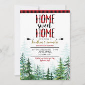 Invitation Maison douce maison Fête de chauffage de la maison (Devant)