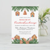 Invitation Maison en pain d'épice, Man Holiday Cookie Exchang (Debout devant)