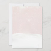 Invitation Maison en pain d'épice Soirée de Noël élégante (Dos)