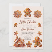 Invitation Maison en pain d'épices Baby shower de biscuits de (Devant)