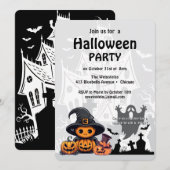 Invitation : Maison HALLOWEEN #1 (Devant / Derrière)