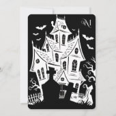 Invitation : Maison HALLOWEEN #1 (Dos)