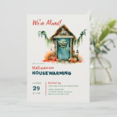 Invitation Maison Halloween Réchauffer Monstre Accueil Digs D (Debout devant)