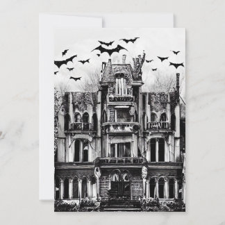 Invitation Maison hantée