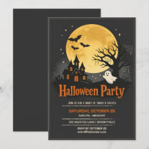 Maison hantée effrayante Fête d'Halloween
