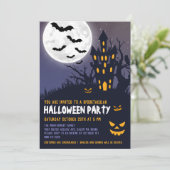 Invitation Maison Hantée éffrayante Halloween Costume pour en (Debout devant)