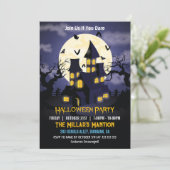 Invitation Maison Hantée Épouvantable Soirée Halloween (Debout devant)