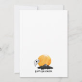 Invitation Maison hantée Fantôme Éffrayant Halloween Party (Dos)