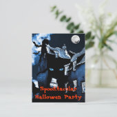 Invitation Maison hantée fête d'Halloween (Debout devant)