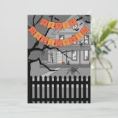 Invitation Maison Hantée Halloween (Debout devant)