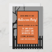 Invitation Maison Hantée Halloween (Dos)