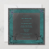 Invitation Maison hantée Halloween (Dos)