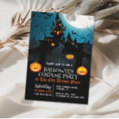 Invitation Maison hantée Halloween Costume Party