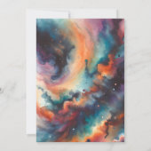 Invitation Maison hantée Halloween Sweet 16 fête d'anniversai (Dos)