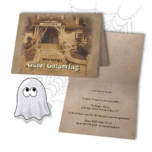 Invitation Maison Hantée Rassemblement de Fantômes (personnal
