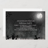 Invitation Maison hantée sombre effrayante Spooktacular Fête  (Devant / Derrière)