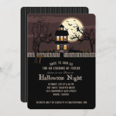 Invitation Maison haunted (Devant / Derrière)